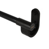 Umbra Bellwood Matte Black Expandable 1\" Curtain Rod - 42\"-120\"
