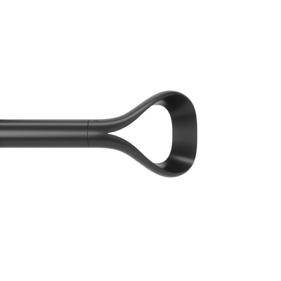 Umbra Loop Matte Black Expandable 1" Curtain Rod - 42"-120" | Tringle à rideaux extensible Loop de Umbra noir mat de 1 po - 42 po à 120 po