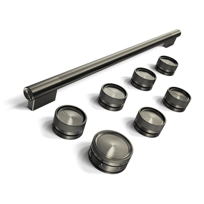 KitchenAid Handle Kit for 36" Commercial-Style Dual Fuel Range – Black Ore – W11774727 | Trousse de poignées KitchenAid pour cuisinière à double énergie de style commercial 36 po – minerai noir – W11774727