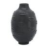 Ceramic 10\" Lips Vase - Black