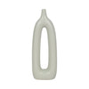 Ceramic 14\" Open Cut-Out Vase - Sage Green