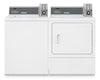Huebsch® Coin Drop Top Load Washer and Electric Dryer – White