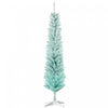 Homcom Slim Artificial Christmas Tree, Pencil Xmas Tree, Gradient Blue