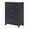 Ulysses 4-drawer Chest Dresser - Blueberry