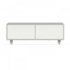 Forno Evoluto Tavolo 51\" White Smart Coffee Table – Dual Refrigerator Drawers-FCTFR7006-51WHT