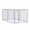 Pawhut 99 Sq. Ft. Dog Playpen Outdoor, Walk-in Dog Run Kennel Puppy Exercise Pen With Galvanized Steel Frame, For Small And Medium Dogs, 13' X 7.5' X 6'