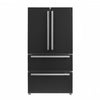 Forno Espresso Moena 36-inch French Door Refrigerator in Black, 19.2 cu.ft. - FFRBI1820-36BLK
