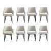 Tremont Modern 8-Piece Dining Chair Set in Stone Gray