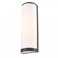 High Street 2 Light Wall Sconce, Black Lamp