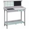 Homcom 36\" Wooden Potting Table With Drawer, Grey