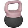 Soozier 11lb Soft Kettlebell, Metal Sand Filled Weight with Grip Handle, Solid Kettlebell Weight for Full Body Workout and Strength Training, Home Gym Equipment, Coffee