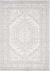 Fallon White Grey Elegant Faded Traditional Rug, 5'3\" x 7'7\" Indoor Area Rug