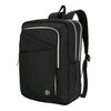 Swissdigital KATY Rose Platinum Backpack – 16\" Laptop Bag, USB Charging, SDD Finder, RFID Protection, Multi-Pockets