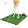 Costway 5 X 4 Ft Golf Hitting Mat Artificial Indoor Outdoor Turf Golf Training Mat 32 Mm