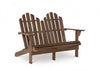 Adirondack Double Bench Patio Seat - Teak