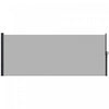 Outsunny 13' X 5' Retractable Side Awning, Garden Privacy Screen, Light Grey