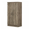 Morgan 4-door Storage Cabinet - Weathered Oak