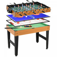 Soozier Multi-gaming Table, Tabletop Billiards Hockey Table Tennis Foosball