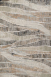 Briar Contemporary 7'9\" x 9'10\" Area Rug in Grey Indoor Area Rug