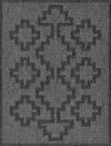 Esina Transitional 8'0\" x 10'0\" Area Rug in Grey Indoor Area Rug