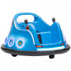Qaba 12v Bumper Car For Kids, Angry Bird Licensed Electric Powered Ride-On Car With Dual Joysticks, 360 Degree Spin, Remote Control, Music, Led Lights, For Ages 3-5, Blue