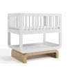 Storkcraft Santorini Deluxe 3-in-1 Convertible Bassinet - White/Driftwood