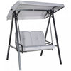 Outsunny 2 Seater Outdoor Swing Chair Porch Swing Bench With Canopy