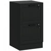 HOMCOM 2 Drawer File Cabinet with Lock Filing Cabinet for A4 Letter Black