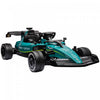 Qaba Powered Ride-On Aston Martin F1 Team Amr23 Licensed Electric Go Kart, 12v 3 Mph Kids Ride On Car With 4 Shock-absorbing Wheels, Bluetooth, Remote Control, Lights Music, Green