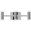 Dainolite Wilson Vanity Light 33w LED Polished Chrome Frosted Acrylic Diffuser Lamp