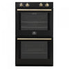 Forno Vomero 30 Inch Electric Double Wall Oven in Black, 5 cu. ft. Convection Oven - FBOEL1324-30BLK