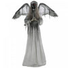 HOMCOM Halloween Animated Standing Crying Angel Decoration Light-Up Eyes