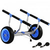 Soozier Kayak Cart with Adjustable Width and Large Wheels, Sky Blue