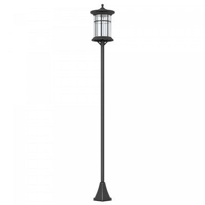 Outsunny 72" Solar Post Light, Ip44 LED Outdoor Street Light|Outsunny Lampadaire Solaire De 72 po, Lampadaire Exterieur A LED Ip44