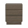 Ardea Contemporary 20\" Nightstand in Walnut (3-Drawer)