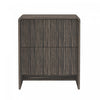 Novara Contemporary 22\" Nightstand in Jacobean Walnut (2-Drawer)