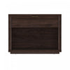Evelyn Modern 32\" Nightstand in Brown (1-Drawer)