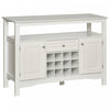 HOMCOM Sideboard Buffet Credenza Storage Cabinet with Drawer Wine Rack