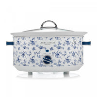 Laura Ashley 6.5 L Large Capacity China Rose Slow Cooker - VQ-SLWC6L-LACR-CA