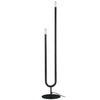 Dainolite Wand 2 Light Floor Lamp Matte Black