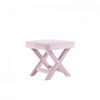 Abigail Mid-Century Modern Upholstered Velvet Accent Bench in Pink