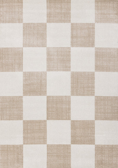 Covington Modern Checkered Indoor Area Rug - 6'7" x 9'10"|Carpette Covington à motif de damier moderne pour l’intérieur - 6 pi 7 po x 9 pi 10 po
