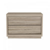 Navis Contemporary 32\" Nightstand in Natural Oak (2-Drawer)