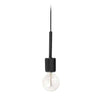 Dainolite Roswell 1 Light Pendant Small Matte Black Lamp