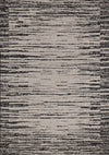 Jackson Black Grey Distressed Outdoor Rug, 6'7\" x 9'6\" Outdoor Area Rug