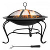 Outsunny 22\" Round Fire Pit