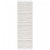 Quinto Cream Waves Shag Area Rug - 2'7\" x 8'