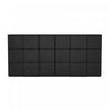 Clive Mid-Century Modern 72\" Dresser in Black (6-Drawer)