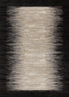 Amelia Dense Black Beige Border Area Rug - 7'10\" x 10'10\"