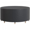 Outsunny Round Outdoor Patio Furniture Cover for Weather Protection, Black